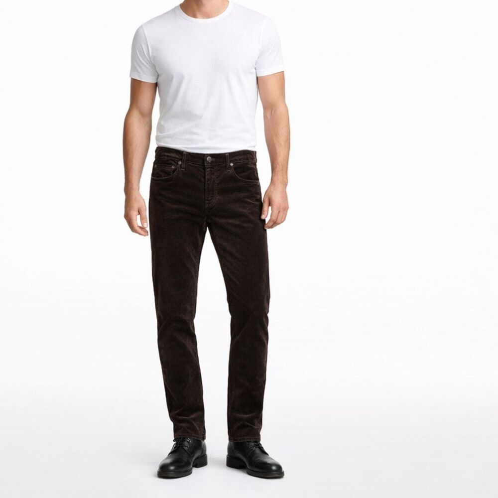 Citizens Humanity London Jeans Men's 32 Brown‎ Velvet Feel Slim Taper NWT